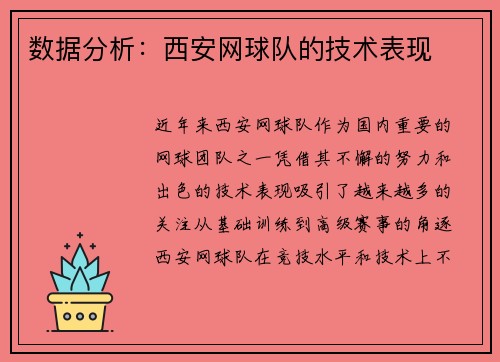 数据分析：西安网球队的技术表现